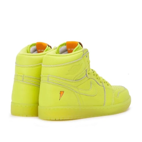 NWT: Jordan 1 Retro High Gatorade Lime color sneakers in size 14 - Picture 6 of 16